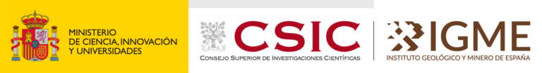 Logos del Ministerio, CSIC e IGME a color